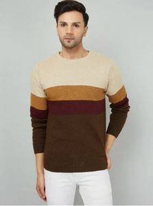 Pull d'hiver pour homme de qualité supérieure, col montant, tricot épais, motif géométrique, séchage rapide, style moderne et décontracté, meilleur prix - Product Image 4