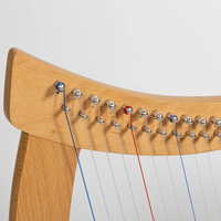 Handmade Engraved 12 Strings Bassoon Black Curved Design Metals Strings Free Black Bag Tuning Ashwood
