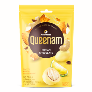 Chocolate Dragee de la Mejor Calidad, Venta al por Mayor, Envío Global, HALAL, OEM/ODM, Frutos Secos Recubiertos de Chocolate de Durián, Almendras y Anacardos, 150 g - Product Image 1