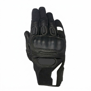 Guantes de Ciclismo de Cuero para Invierno, Compatibles con Pantalla Táctil, Ligeros, Unisex, Antideslizantes, con Correa Ajustable para la Muñeca y Gancho - Product Image 2