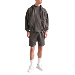 Proveedor Mayorista de Ropa Urbana, Sudaderas Lisas al Por Mayor, Precio Económico, Sudadera Gruesa de Felpa Francesa con Doble Cremallera, 100% Algodón - Product Image 5