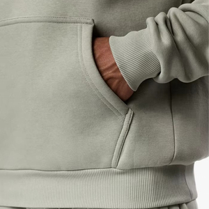 ชุดวอร์มแบบเรียบง่ายทรงโอเวอร์ไซส์ ชุดกีฬาแบบ unisex กางเกงวอร์มทรงหลวมและเสื้อฮู้ดดี้ ชุดวอร์มผู้ชาย ผ้าฝ้าย 100% - Product Image 3