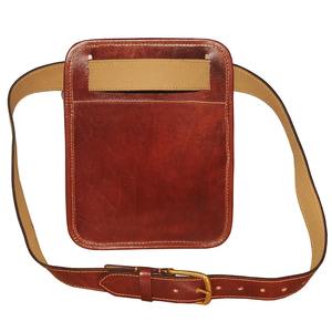 Sac à cartouches en cuir véritable brun, 50 cartouches, MOLLE 10x 8x, sac de chasse et de tir durable à porter à l'épaule - Product Image 4