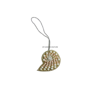 Handmade Custom Seed Beaded Palm Tree <b>Bag</b> <b>Charm</b> Personalized Handcrafted Trendy Latest Beaded <b>Bag</b> Accessory - Product Image 2