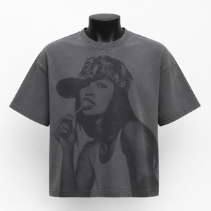 Camiseta de Hombre de Alta Calidad, Estilo Vintage, Lisa, 280g, 100% Algodón, Ropa de Moda Urbana - Product Image 1
