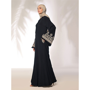 OEM/ODM Customized Casual Plus Size Muslim Abaya <b>Long</b> Sleeves <b>Eid</b> Dubai Islamic Clothing High Quality <b>for</b> Women - Product Image 2