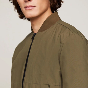 Chaqueta Bomber para Hombre, Corte Holgado, Estilo Urbano, Prenda Exterior Informal, Ligera, Resistente al Viento, con Cierre - Product Image 5