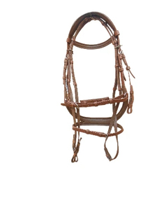 Handmade Leather English Style Horse Bridle Browband Customizable Color & Size 2x3x2m Custom Packaging Accessory - Product Image 3