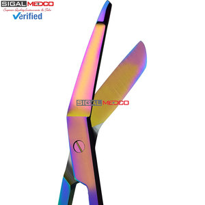 3pcs Titanium Rainbow Hemostats & Scissors Surgical Set Durable Stainless Steel Construction Cutting <b>Clamping</b> Easy - Product Image 2