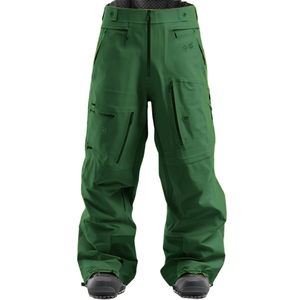 Pantalon de ski noir à capuche imprimé pour homme, imperméable, avec fermeture à boutons, respirant, style cargo - Product Image 4
