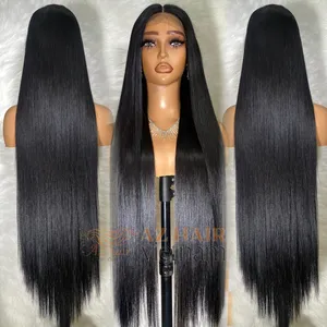 Vietnamese Human Hair Wigs For Black Women Bone Straight Full Cuticle Aligned Hair Wigs 360 Full Lace