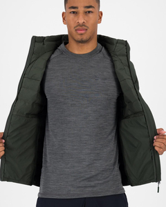 Chaqueta de Plumón para Hombre con Logotipo Personalizado, Reversible, Gruesa, Estilo Urbano, Color Sólido, Cierre de Cremallera, Acolchada, para Invierno - Product Image 5