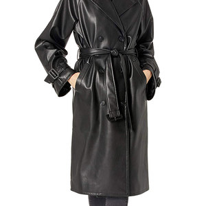 Manteau long à revers pour femme, élégant et chaud, vêtement d'extérieur d'hiver, mode décontractée moderne, fournisseur en gros, manteau long décontracté pour femme - Product Image 5
