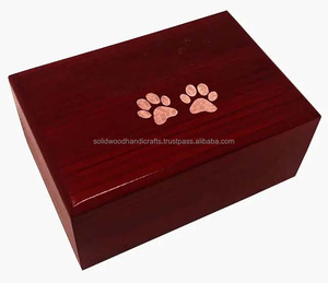 Wooden <b>Urn</b> Box for Pet Ashes Wood Cremation <b>Urns</b> for Cat and <b>Dog</b> Ashes Rosewood <b>Urns</b> at Low Price - Product Image 2