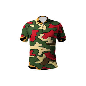 Polo de Golf de Secado Rápido para Hombre, Talla Grande, Manga Corta, Poliéster y Spandex, Ropa Deportiva con Diseño en Blanco para Sublimación, Venta al Por Mayor - Product Image 6