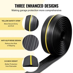 Guarnizione Universale Adesiva per Soglia Porta Garage 16,5 FT, Sigillante Impermeabile per Pavimento - Product Image 3