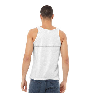 Débardeurs de sport pour la musculation, singlet en coton et fibre de bambou, gilets de sport pour l'entraînement, débardeur pour homme, prix de gros - Product Image 3