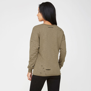 Sudadera Negra de Alta Calidad al por Mayor de 160g para Mujer, Diseño Único, Sudadera Transpirable de Última Tendencia - Product Image 5
