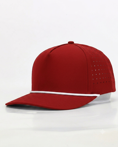 Custom Logo & Color 6-Panel Breathable Perforated Trucker <b>Hat</b> Casual Outdoor Spring <b>Summer</b> for Adults Vietnam Factory Produced - Product Image 2