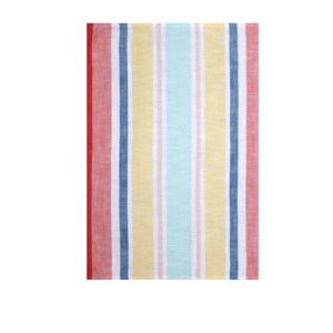 Serviette de cuisine en coton 100% de qualité supérieure, à rayures, pour la maison et la restauration, séchage rapide, en coton slub. - Product Image 3