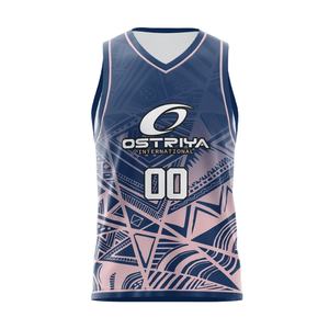 Maillots de basketball à prix réduit, 100 % polyester, séchage rapide, imprimés par transfert thermique, respirants, grandes tailles, personnalisables sur le devant pour équipes - Product Image 1