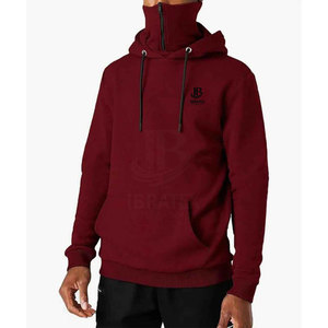 Sweat à capuche cagoule zippé respirant 100 % coton grande taille pour homme – Couleur unie, style décontracté et tendance - Product Image 4