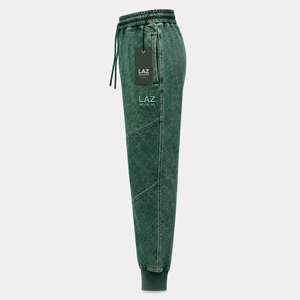 Pantalon de survêtement 100 % coton respirant à séchage rapide, nouvelle mode, qualité supérieure, pour homme, délavé à l'acide, décontracté, taille haute, couleur unie - Product Image 4