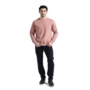 Sudadera con Capucha Lisa de Cuello Redondo para Hombre, Tallas Grandes, con Logotipo Personalizado, Venta al por Mayor OEM - Product Image 3