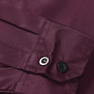 Chemise habillée à manches longues 100 % coton pour homme, style business décontracté, formelle, personnalisable OEM ODM - Product Image 5