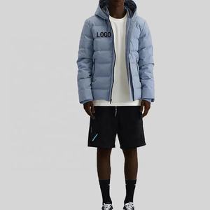Chaqueta acolchada ligera de alta calidad de primera calidad, chaquetas acolchadas para exteriores de estilo informal para hombre, ropa de calle, abrigo con logotipo impreso - Product Image 3