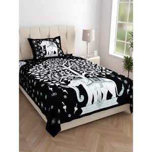 Juego de Sábanas MANGO Estilo Americano de 60x90 Pulgadas, 120 Hilos, Algodón con Estampado Animal, Sábanas Ajustables Suaves y Resistentes a las Manchas para Uso Doméstico y Hotelero - Product Image 1