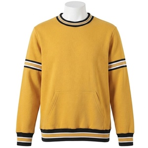 Sigma Women's Crew Neck Fleece Sweatshirt Solid Yellow 100% Cotton Breathable Anti-shrink Regular Fit Winter/Spring/Summer Wear - Product Image 1