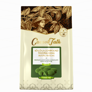 Fournisseur en gros de grande envergure, expédition mondiale, chocolat composé HALAL OEM/ODM, chocolat matcha, bouton de cacao 1KG, ingrédient pour boulangerie - Product Image 1