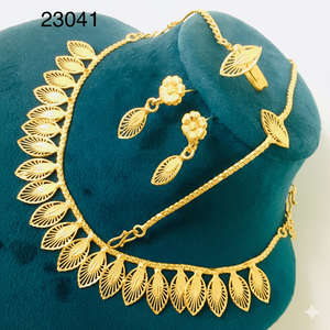 Mariposa chapada en oro de 24K, conjunto de joyería de moda de Dubái, incluye collar, pendientes, brazaletes, peines, Material de cobre, diamante, Alemania - Product Image 6