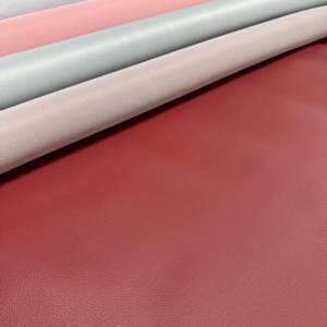 Pvc Artificial Pu Knitted Backing Cow Seat Cover Leather Desk Waterproof Upholstery Real Cowhide Skin Shoe Upper Leather - Product Image 2