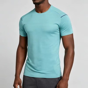 Custom Fitness Clothing Manufacturer <b>Compression</b> Gym Performance T <b>Shirt</b> Cotton Polyester Spandex Embroidery Printing OEM ODM - Product Image 3