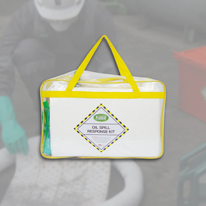 Oil Spill Kit 20 Liter with Soft <b>Bag</b> – Compact Oil Absorbent Spill Control Kit for Workplace Safety - Product Image 1