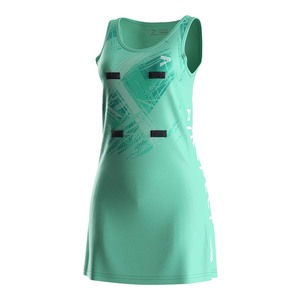 Wholesale <b>Custom</b> Made Professional High Quality Netball Uniform V-neck Heat-Transfer Printed Anti-Bacterial Nylon Unisex <b>Dress</b> - Product Image 3