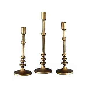 เชิงเทียนโลหะเคลือบด้าน ตกแต่งบ้าน ห้องนั่งเล่น โต๊ะอาหาร งานแต่งงาน - Product Image 4