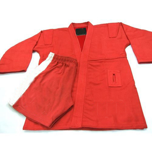 Kimono d'uniforme de Sambo en gros – Bleu 550-600 GSM, tenue de lutte professionnelle lourde - Product Image 4