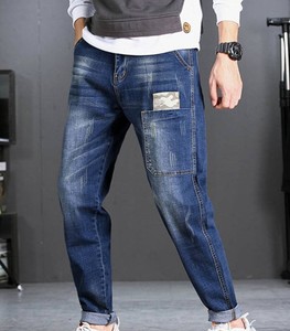 Venta Caliente: Jeans de Mezclilla para Hombre, Estilo Japonés, Lavado a la Piedra, Elásticos, Corte Recto y Ajustado, Venta al Por Mayor en Bangladesh - Product Image 3
