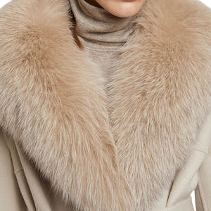 Abrigo Largo Clásico para Mujer, Uso Diario, Tela de Lona, Exterior de Lana, Transpirable, Ropa de Abrigo Informal de Invierno - Product Image 5