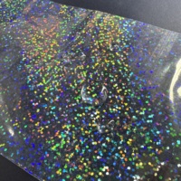 Film de lamination holographique à points superposés à froid 320mmx500m Bopp imperméable pour étiquettes autocollantes