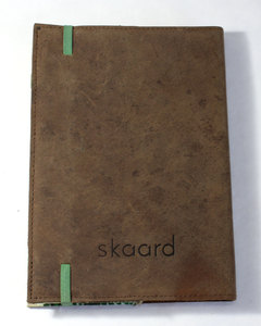 Fournitures de bureau : Journal en toile avec intérieur imprimé en couleur, rechargeable, en papier naturel brun fabriqué en usine, ligné et imprimé. - Product Image 5