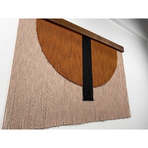 Tapiz Tejido Geométrico Abstracto para Colgar en la Pared, Diseño Minimalista, Forma Irregular, Decoración para el Hogar, para Sala de Estar - Product Image 3