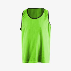 Orange Mesh Sleeveless Sports Vest Breathable Polyester Round Neck Unisex Adult <b>Training</b> Jersey All Seasons - Product Image 4