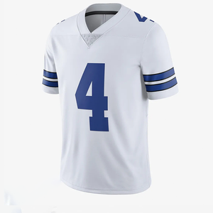 Uniformes de football américain OEM de qualité supérieure, 100% polyester respirant, séchage rapide, manches courtes, toutes saisons, maillot de football pour hommes - Product Image 1