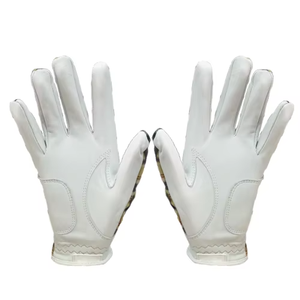 Gants de golf professionnels en cuir véritable pour hommes GEO BROTHERS, fermeture à boucle, impression par sublimation, logo personnalisé amovible - Product Image 2