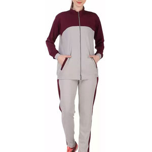 Premium Wholesale Custom <b>Women</b> Track Suit Two Piece Sportswear Set <b>Lightweight</b> Polyester Full Zip <b>Jacket</b> Jogger Pants - Product Image 1