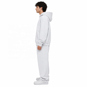 Sudadera con capucha de forro polar grueso, logotipo personalizado, ropa urbana, sudaderas con capucha, chándal informal, fabricante de ropa OEM, venta al por mayor - Product Image 4